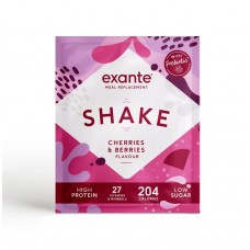 Exante Diet Meal Replacement Shake, Cherries & Berries, Single Serving Sachet