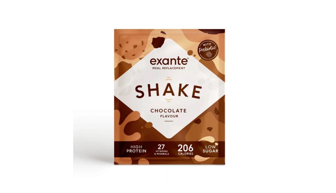 Exante Diet Meal Replacement Shake, Chocolate, Single Serving Sachet