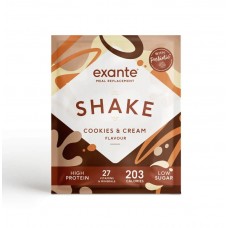Exante Diet Meal Replacement Shake, Cookies & Cream, Single Serving Sachet