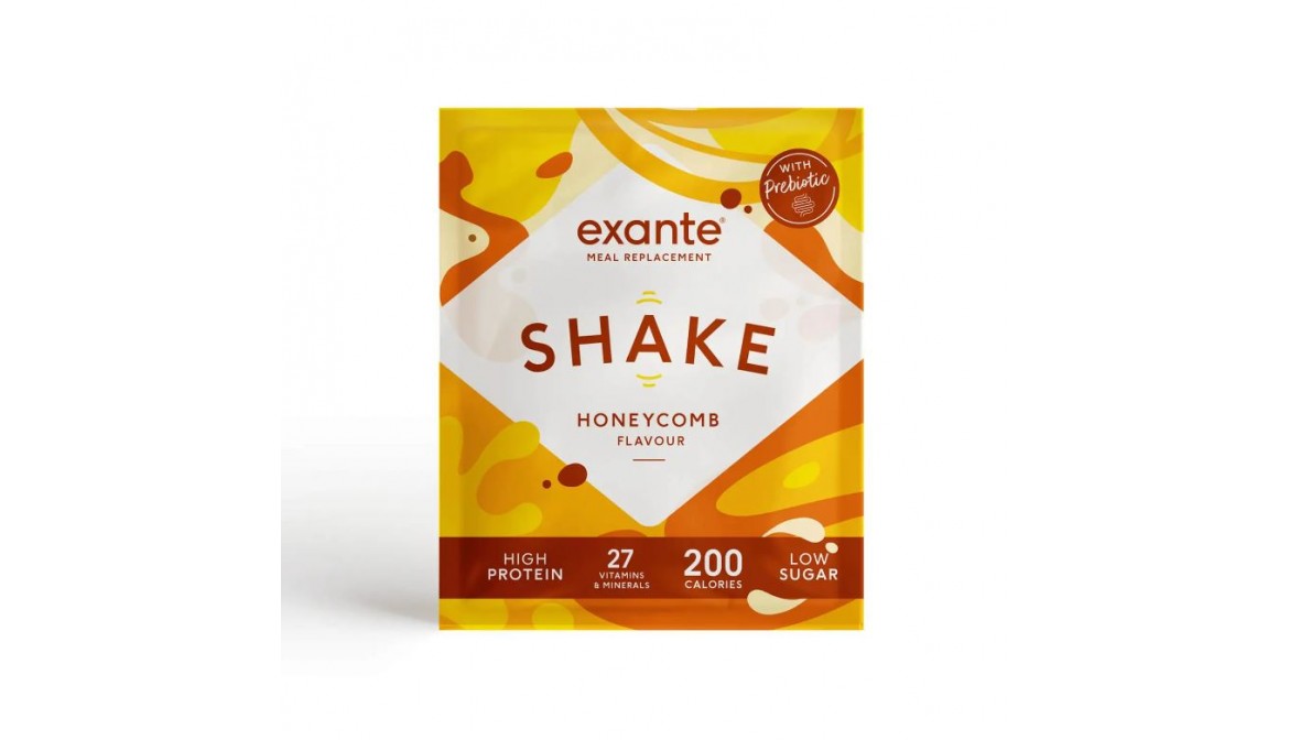 Exante Diet Meal Replacement Shake, Honeycomb, Single Serving Sachet