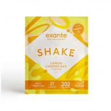 Exante Diet Meal Replacement Shake, Lemon Cheesecake, Single Serving Sachet Exante Diet Meal Replacement Shake, Lemon Cheesecake, Single Serving Sachet